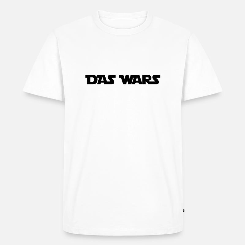 das_wars - Männer Premium Bio T-Shirt - Weiß