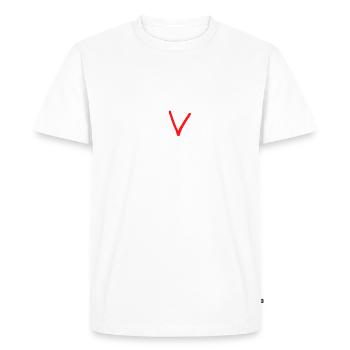 Amant perdant - T-shirt Premium bio Homme - blanc - Devant - Nico (187cm)