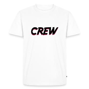Crew - Men's Premium Organic T-Shirt - white - Front - Nico (187cm)