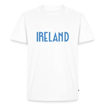 Irlande - T-shirt Premium bio Homme - blanc - Devant - Nico (187cm)