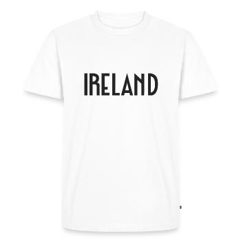 Irlande - T-shirt Premium bio Homme - blanc - Devant - Nico (187cm)