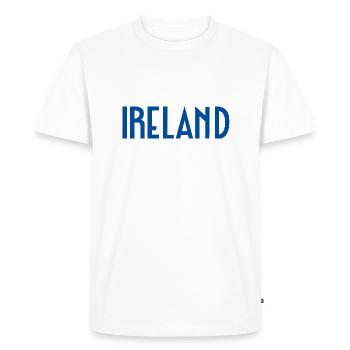 Irlande - T-shirt Premium bio Homme - blanc - Devant - Nico (187cm)
