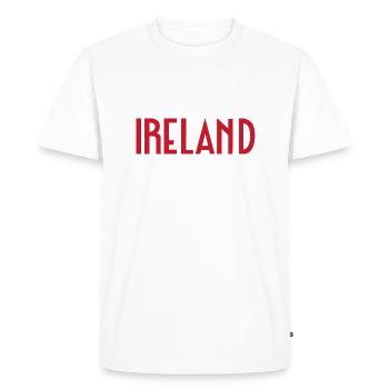 Irlande - T-shirt Premium bio Homme - blanc - Devant - Nico (187cm)