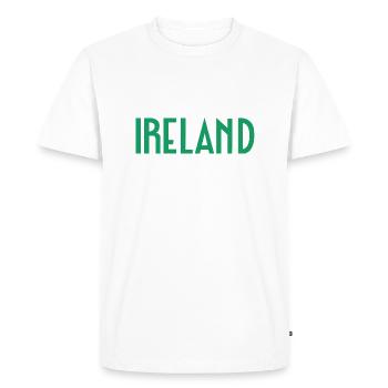 Irlande - T-shirt Premium bio Homme - blanc - Devant - Nico (187cm)
