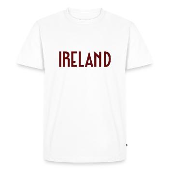Irlande - T-shirt Premium bio Homme - blanc - Devant - Nico (187cm)