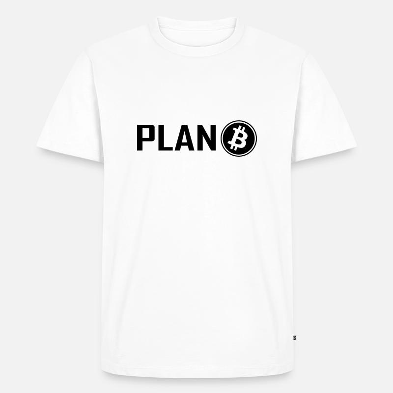 Crypto Bitcoin Trading - Männer Premium Bio T-Shirt - Weiß