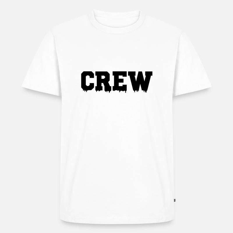 crew - Männer Premium Bio T-Shirt - Weiß
