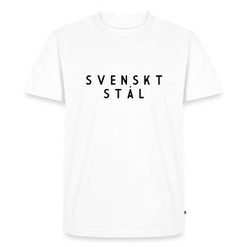 Acier suédois - T-shirt Premium bio Homme - blanc - Devant - Nico (187cm)