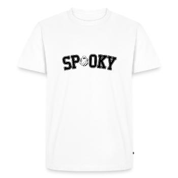 DZ0009 Halloween Effrayant - T-shirt Premium bio Homme - blanc - Devant - Nico (187cm)