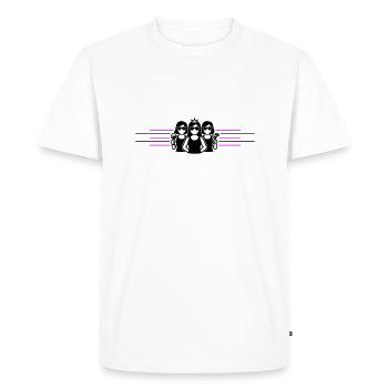 Bachelorette Party Girl - Men's Premium Organic T-Shirt - white - Front - Nico (187cm)
