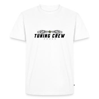 Tuning Crew Car - T-shirt Premium bio Homme - blanc - Devant - Nico (187cm)
