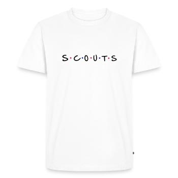 Scouts - Men's Premium Organic T-Shirt - white - Front - Nico (187cm)