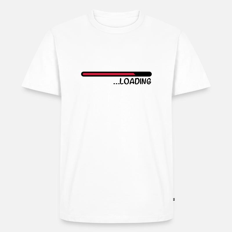 loading_cc2 - T-shirt Premium bio Homme - blanc