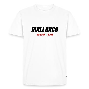 Mallorca Dream Team - Men's Premium Organic T-Shirt - white - Front - Nico (187cm)