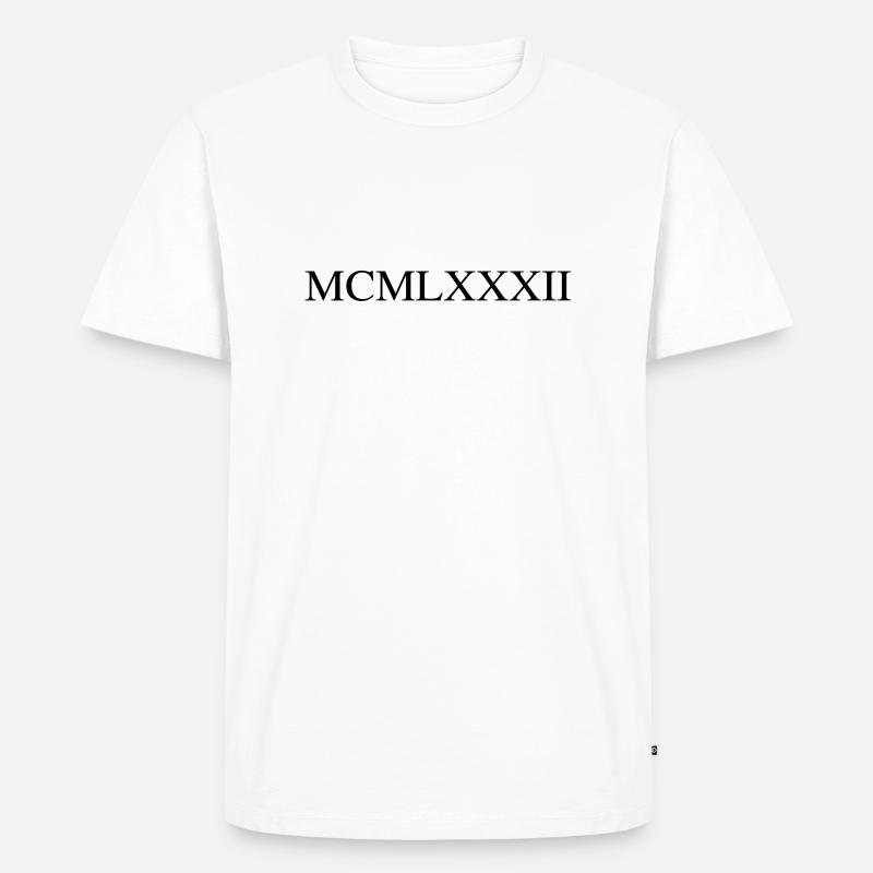 1982 - Men's Premium Organic T-Shirt - white