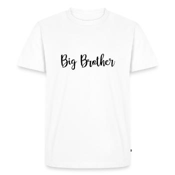 big brother - Men's Premium Organic T-Shirt - white - Front - Nico (187cm)