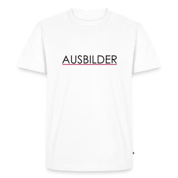 instructor - T-shirt Premium bio Homme - blanc - Devant - Nico (187cm)