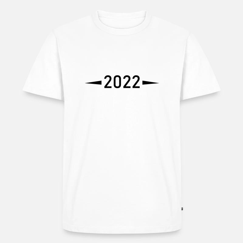 2022 - Männer Premium Bio T-Shirt - Weiß