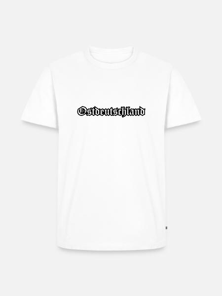 ostdeutschland - Männer Premium Bio T-Shirt - Weiß
