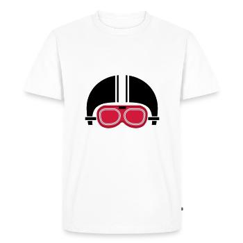 motorbike - T-shirt Premium bio Homme - blanc - Devant - Nico (187cm)