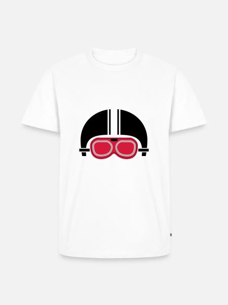 motorbike - Men's Premium Organic T-Shirt - white