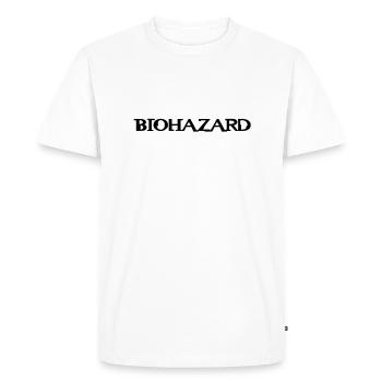 Biohazard__V004 - T-shirt Premium bio Homme - blanc - Devant - Nico (187cm)