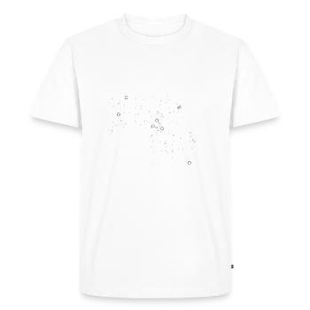 Taurus constellation star sign - Men's Premium Organic T-Shirt - white - Front - Nico (187cm)