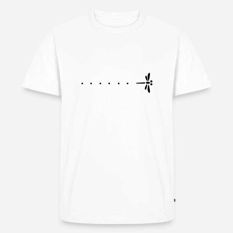 Passage libllule and astonishment - Men's Premium Organic T-Shirt - white