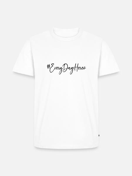 Everyday heroes - Men's Premium Organic T-Shirt - white