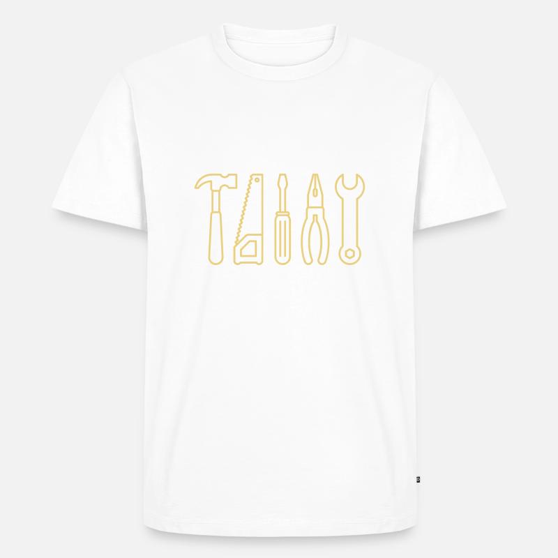 Tools - Men's Premium Organic T-Shirt - white