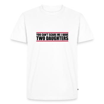 I have two daughters - Men's Premium Organic T-Shirt - white - Front - Nico (187cm)