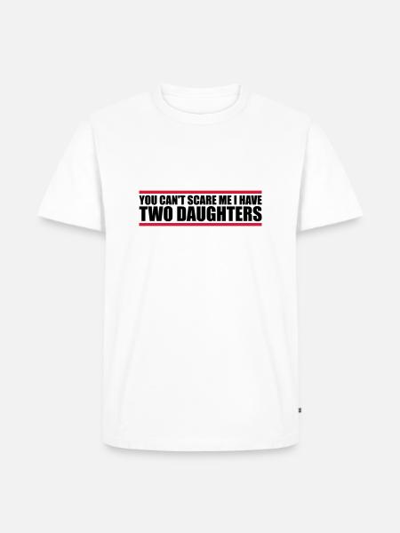 I have two daughters - Männer Premium Bio T-Shirt - Weiß