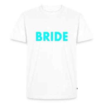 Bride - T-shirt Premium bio Homme - blanc - Devant - Nico (187cm)