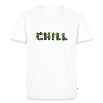 Froideur - T-shirt Premium bio Homme - blanc - Devant - Nico (187cm)
