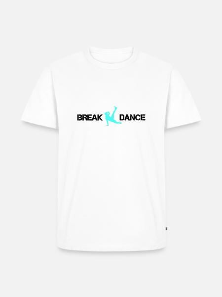 Break Dance 02 - Men's Premium Organic T-Shirt - white