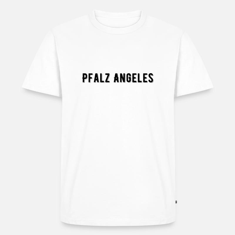Pfalz Angeles - Männer Premium Bio T-Shirt - Weiß