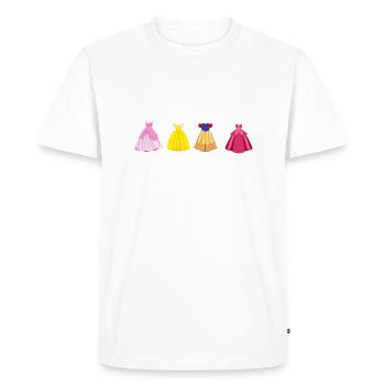 Robes des princesses - T-shirt Premium bio Homme - blanc - Devant - Nico (187cm)