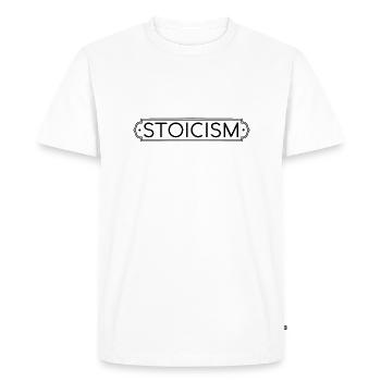 STOICISM - T-shirt Premium bio Homme - blanc - Devant - Nico (187cm)