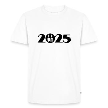 Gardener 2025, Horticulture 2025 - Men's Premium Organic T-Shirt - white - Front - Nico (187cm)