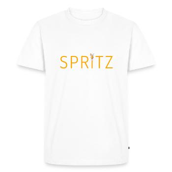 Boisson Spritz - T-shirt Premium bio Homme - blanc - Devant - Nico (187cm)