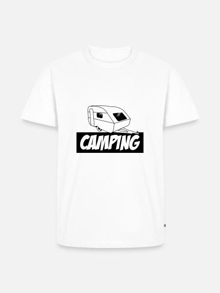 Camping - The pure passion - Men's Premium Organic T-Shirt - white