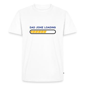 Dad joke shop funny best dad design - Men's Premium Organic T-Shirt - white - Front - Nico (187cm)