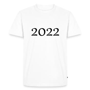 2022 - T-shirt Premium bio Homme - blanc - Devant - Nico (187cm)