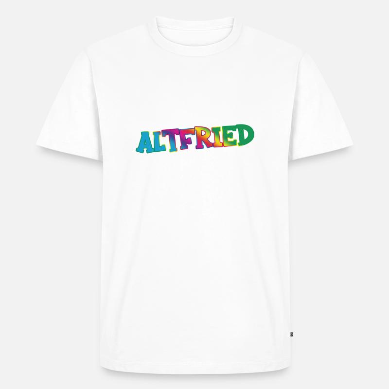 Altfried - Männer Premium Bio T-Shirt - Weiß