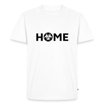 Biohazard, Horror House, Teen Rodent Room - Men's Premium Organic T-Shirt - white - Front - Nico (187cm)