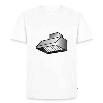 couverts vaisselle flatware silverware cutlery100 - T-shirt Premium bio Homme - blanc - Devant - Nico (187cm)