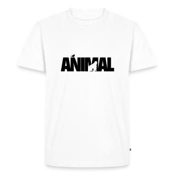Animal - T-shirt Premium bio Homme - blanc - Devant - Nico (187cm)
