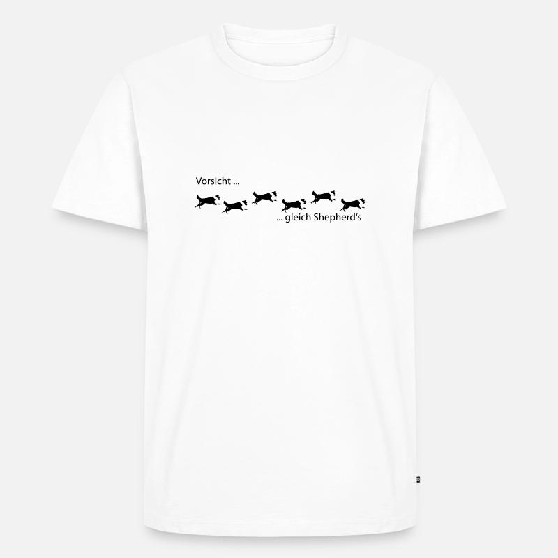 Gleich Shepherd's - Männer Premium Bio T-Shirt - Weiß