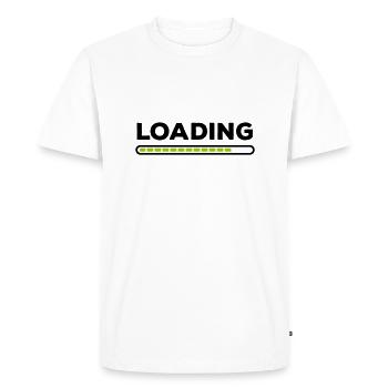 Chargement - T-shirt Premium bio Homme - blanc - Devant - Nico (187cm)