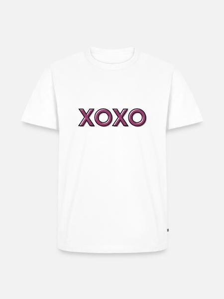 xoxo - Men's Premium Organic T-Shirt - white